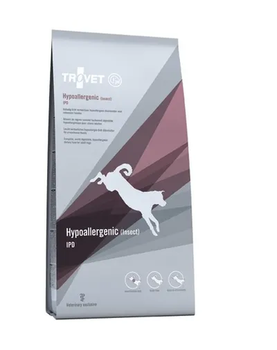 TROVET Hypoallergenic Insect IPD dieta hipoalergenica pentru caini 10 kg