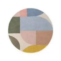 Covor țesut manual rotund din lână ø 200 cm Westminster Piccadilly – Ted Baker