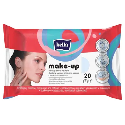 Servetele Umede Demachiante Bella, 20 Bucati