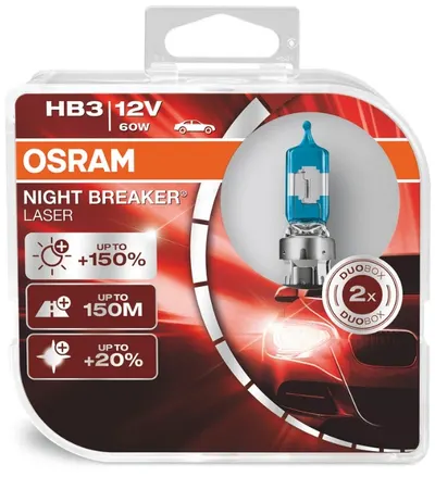 Becuri auto Osram - HB3, 9005NL, Night Breaker Laser