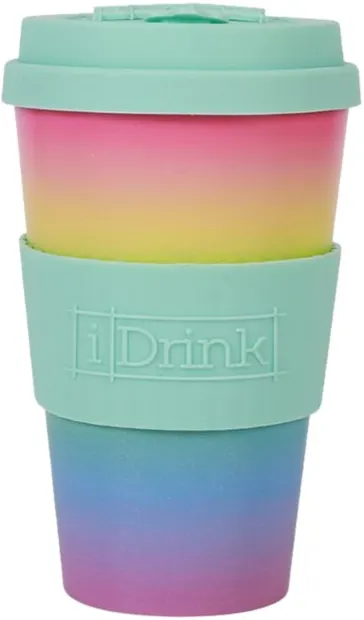 Pahar cu capac I-Total Macaron - 435 ml