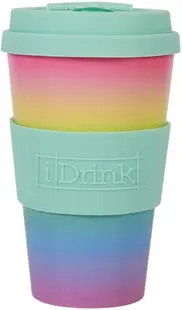 Pahar cu capac I-Total Macaron - 435 ml