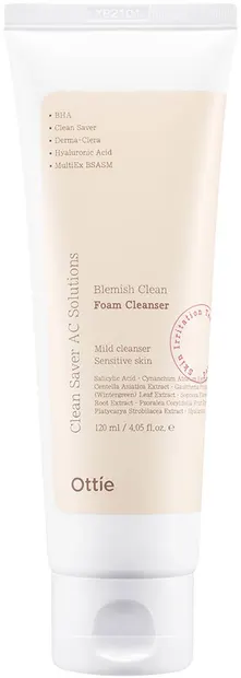 Ottie Blemish Clean Spumă de curățare profundă pentru față, 120 ml