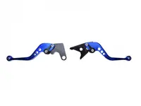 Set 2 manete frana si ambreiaj reglabile Yamaha Yzf R6 99-04 R1 02-03, culoare albastru