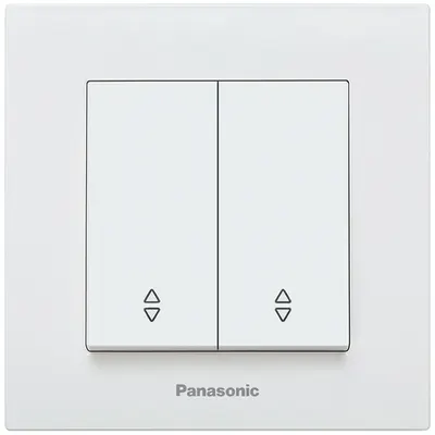 Comutator cap scara Karre Plus Panasonic alb