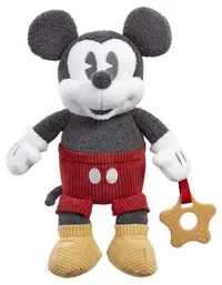 Jucărie de pluș pentru bebeluși Rainbow Designs - Mickey Mouse, 26 cm