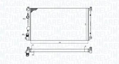 Radiator motor (Manual) potrivit NISSAN INTERSTAR; OPEL MOVANO A; RENAULT MASTER II 1.9D-3.0D
