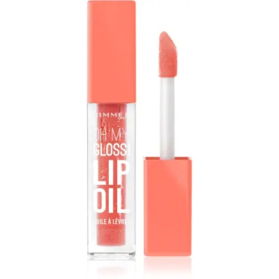 Rimmel Oh My Gloss! Lip Oil ulei pentru buze cu efect de hidratare culoare 002 Peachy Coral 4.5 ml