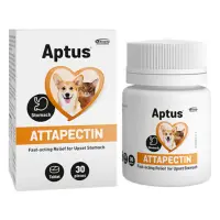 APTUS Attapectin Vet, supliment sistem digestiv câini, comprimate APTUS Attapectin Vet, XS-XL, supliment sistem digestiv câini și pisici, cutie, 30 comprimate