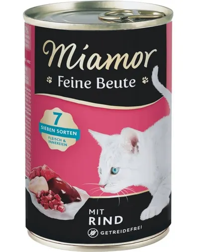 MIAMOR Feine Beute Beef conserve cu vita pentru pisica 12x400g