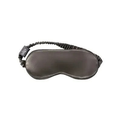 Mască de dormit gri închis din mătase Charcoal – slip