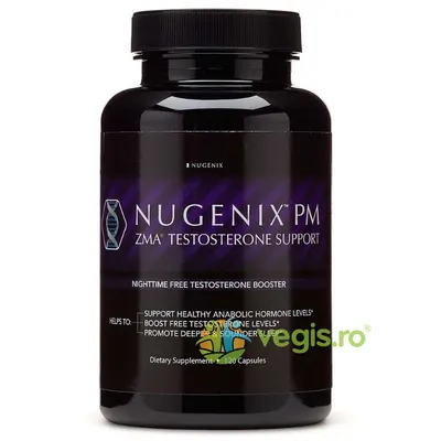Formula pentru Cresterea Productiei de Testosteron Nugenix® PM - ZMA® 120cps