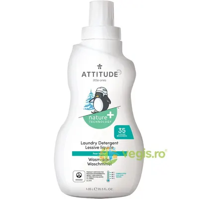 Detergent Lichid Hipoalergenic cu Aroma de Nectar de Pere pentru Rufele Bebelusilor 1.05L