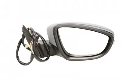 Oglinda dreapta electrica incalzita, crom, grunduita, pliabila electrica, cu lumina VW PASSAT intre 2010-2014