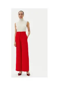 Pantaloni dama - MORGAN-242-PBIRD 500 - rosu - poliester