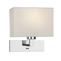 Aplica Modena Wall Light In Polished Chrome (Bracket Only)