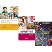 Pachet Bacalaureat 2026. Limba si literatura romana 72 teste complete, Matematica M1. Teste si Chimie organica pentru liceu. Sinteze. Probleme. Teste