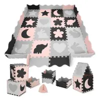 Set puzzle din spumă 4FIZJO XXL – animale