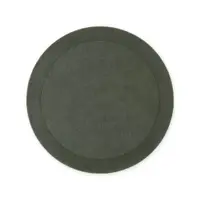 Covor verde închis țesut manual rotund din amestesc de lână ø 150 cm Kivi – Villeroy&Boch