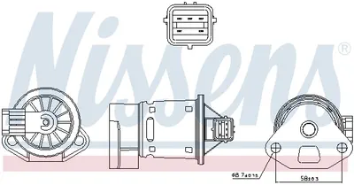 Supapa Egr Potrivit Chevrolet Lacetti, Nubira, Rezzo; Daewoo Lacetti, Nubira, Tacuma Rezzo 1.4 1.6 1.8 06.99