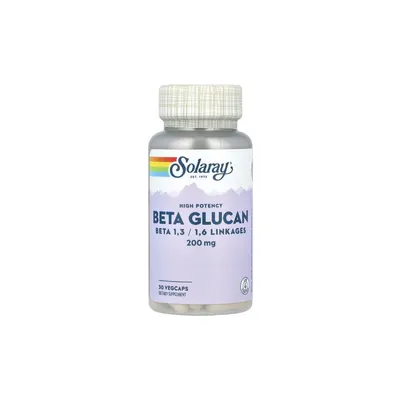 Beta Glucan 200mg, Solaray, 30 capsule, Secom