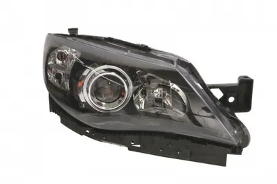 Far Dreapta (H7 HB3, electric, fara motoras, culoare insert: gri, culoare semnalizator: galben) potrivit SUBARU IMPREZA