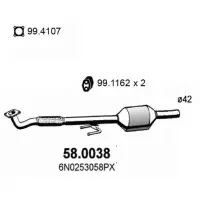 Catalizator ASSO 58.0038