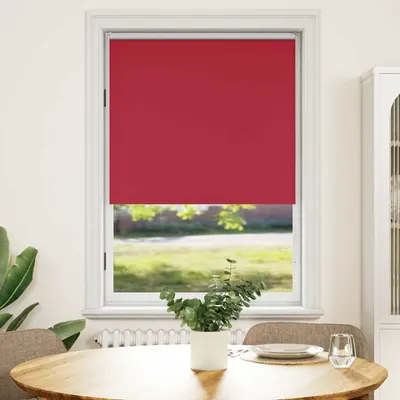 vidaXL Jaluzea opacă 84,4x175 cm, lățime material 80 cm, roșu