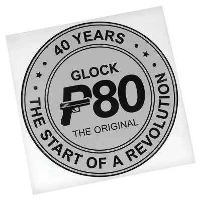 Sticker aniversar GLOCK P80 - Default Title