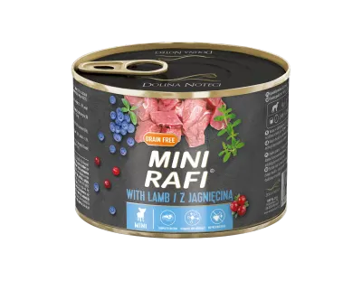 Hrana Umeda Caini, Rafi Dog, Adult Mini, Miel, 185 g