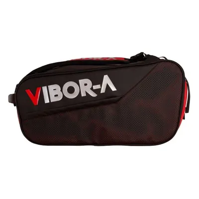 Geanta Padel Vibor-a Technic Negro/Rojo ÚNICA
