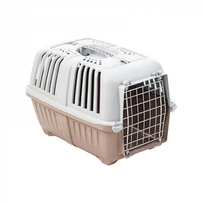 Cusca de transport Pratiko 2 Metal Cipria Pink 55 x 36 x 36 (h) cm