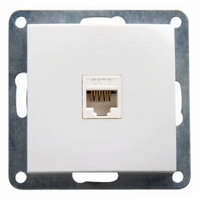 Priza Utp Cat5E, Spin Top, Alba
