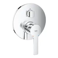 Baterie dus Grohe Lineare New OHM 24095001, cartus ceramic, incastrata, montare pe perete, diverter, necesita corp instalare, Crom