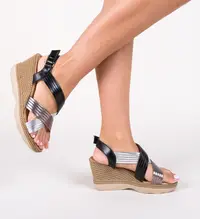 Platforme Kezia Negre
