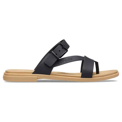 Sandale Crocs Tulum Toe Post Sandal Negru - Black/Tan