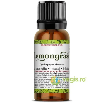 Ulei Esential Lemongrass 10ml