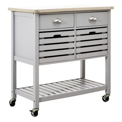 Insulă de bucătărie cu roți 46x86 cm Frankfurt – Premier Housewares