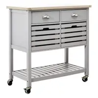 Insulă de bucătărie cu roți 46x86 cm Frankfurt – Premier Housewares