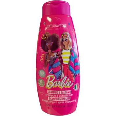 Sampon si Balsam Naturaverde Kids Barbie, pentru Copii, 300 ml