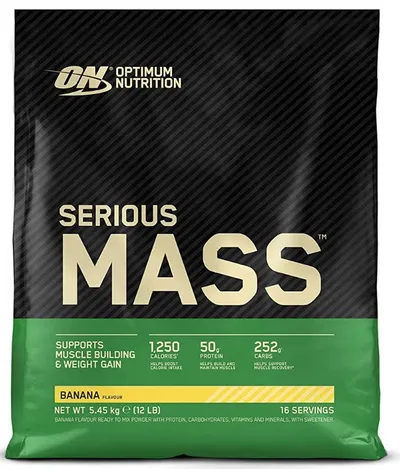 Serious Mass, banană, 5443 g, Optimum Nutrition