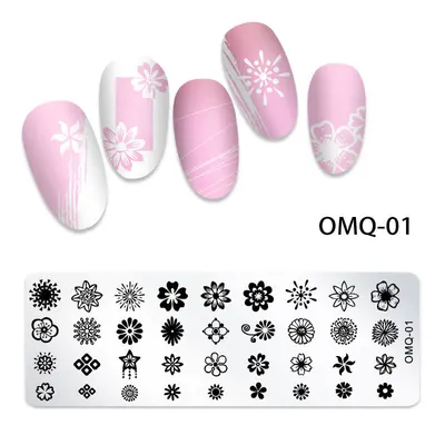 Matrita Metalica Nail Art - OMQ-01