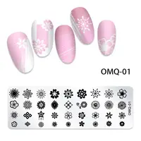 Matrita Metalica Nail Art - OMQ-01