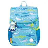 Rucsac ergonomic Little Travelers plus, 31x24x16 cm, Blue Aquarium, Tiger Family