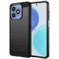 Husa pentru Honor X8d, Techsuit, Carbon, Neagra