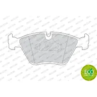 Set placute frana, frana disc FERODO FDB779