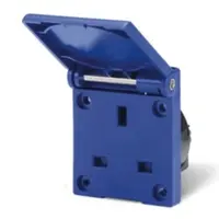 Priza incastratan2P+E 13A IP54 BRITISH BS1363 50X60MM