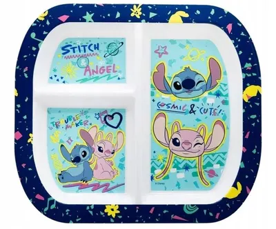 Farfurie cu 3 compartimente Stor - Stitch