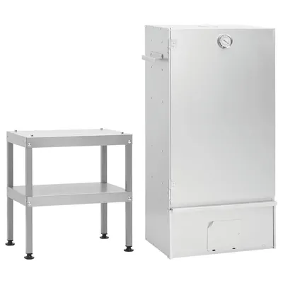 Gossi afumatoare gratar cu masa, otel galvanizat