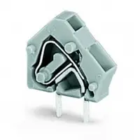 Stackable PCB terminal block; 2.5 mm²; Pin spacing 5/5.08 mm; 1-pole; CAGE CLAMP®; commoning option; 2,50 mm²; gray
